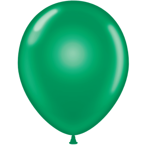 Emerald Green Crystal Custom Latex Balloons