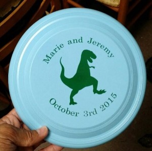 custom frisbee