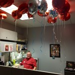 balloons in the office