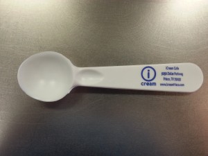 custom logo spoon
