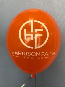 custom imprinted latex balloon sample