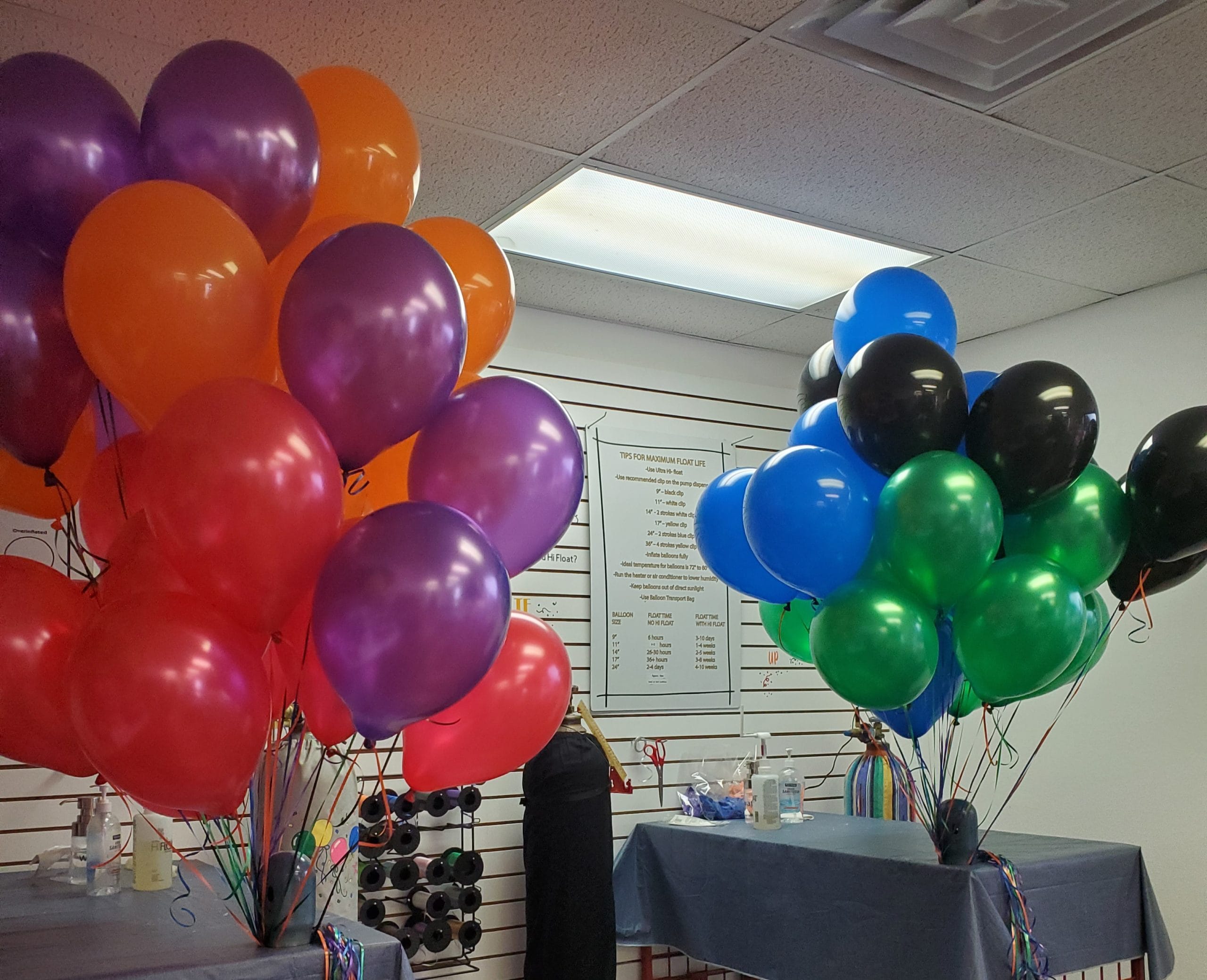 balloon products at Discount Helium of Dallas